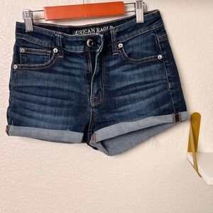 American Eagle Outfitters Women's Blue Denim Shorts
